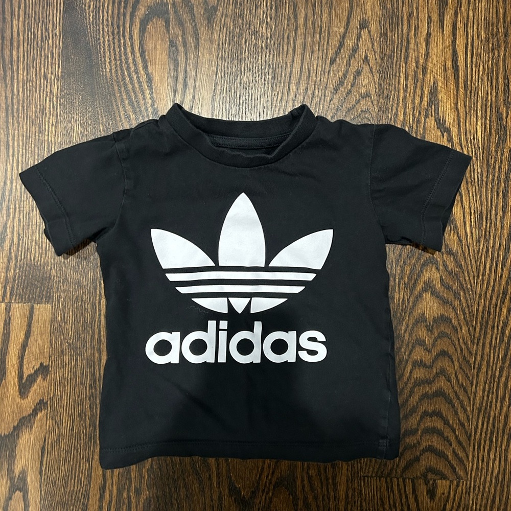 Toddler Boys Adidas Trefoil Tee